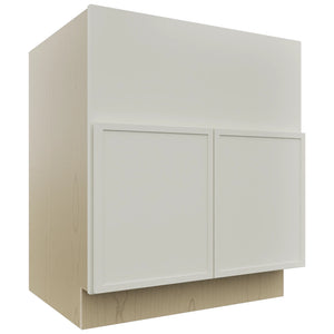 Fabuwood Luna Dove FS30 Base Farm Sink Cabinet, Front View
