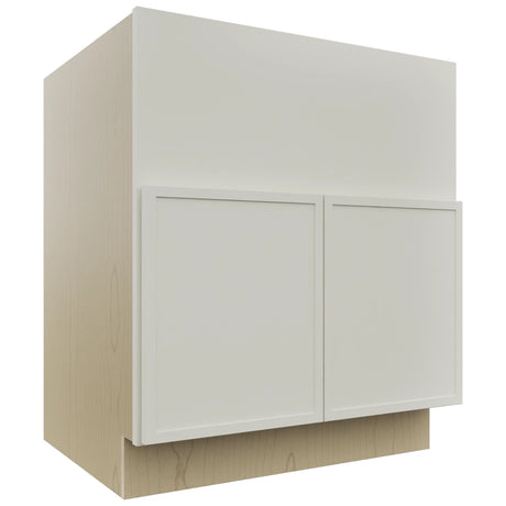 Fabuwood Luna Dove FS30 Base Farm Sink Cabinet, Front View