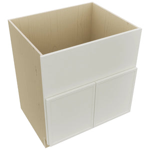 Fabuwood Luna Dove FS30 Base Farm Sink Cabinet, Top View