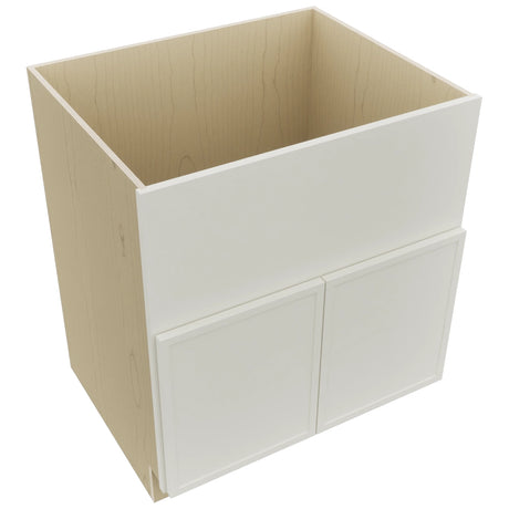 Fabuwood Luna Dove FS30 Base Farm Sink Cabinet, Top View
