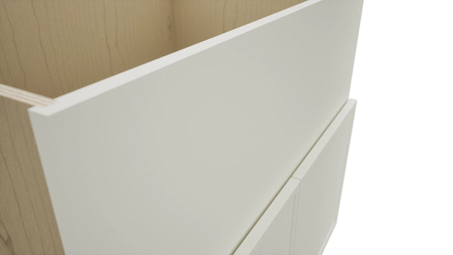 Fabuwood Luna Dove FS36 Base Farm Sink Cabinet, Detail View