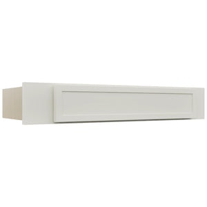 Fabuwood Luna Dove KD30 Vanity Desk, Front View