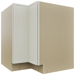 Fabuwood Luna Dove LSB33 Base Corner Lazy Susan Cabinet, Front View