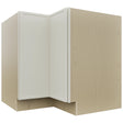 Fabuwood Luna Dove LSB36 Base Corner Lazy Susan Cabinet, Front View