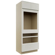 Fabuwood Luna Dove OC3384D Tall Oven Cabinet Double, Front View