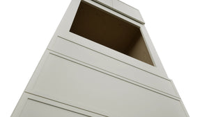 Fabuwood Luna Dove OC3390S Tall Oven Cabinet Single, Detail View