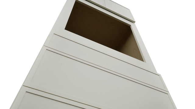 Fabuwood Luna Dove OC3390S Tall Oven Cabinet Single, Detail View