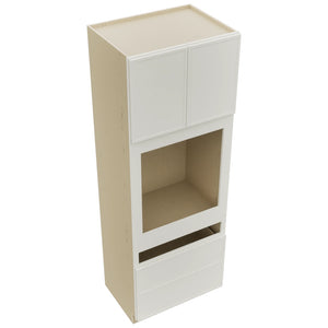 Fabuwood Luna Dove OC3396C Tall Oven Cabinet Combo, Top View