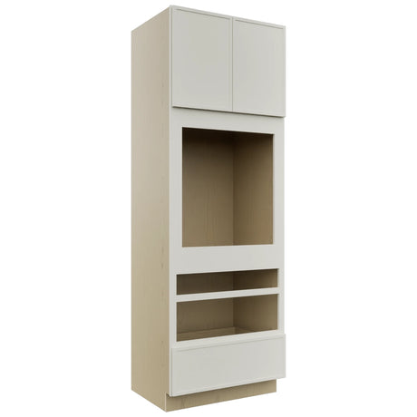 Fabuwood Luna Dove OC3396D Tall Oven Cabinet Double, Front View
