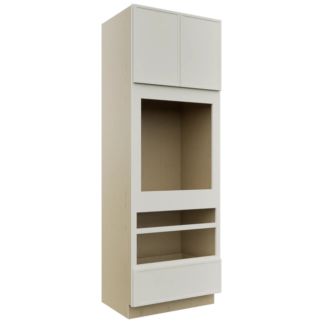 Fabuwood Luna Dove OC3396D Tall Oven Cabinet Double, Front View
