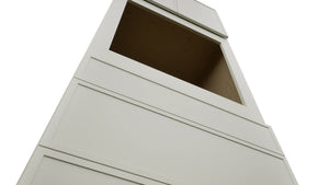 Fabuwood Luna Dove OC3396S Tall Oven Cabinet Single, Detail View