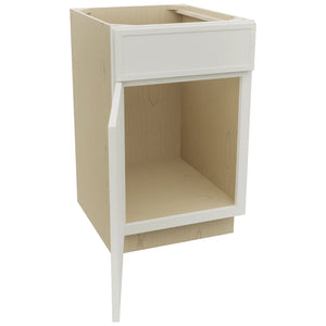 Fabuwood Luna Dove SB21 Base Sink Cabinet, Open View