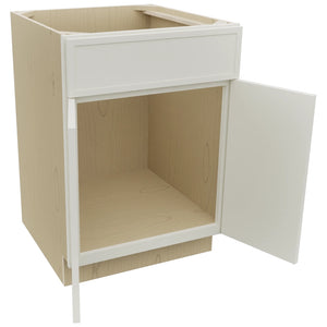 Fabuwood Luna Dove SB24 Base Sink Cabinet, Open View