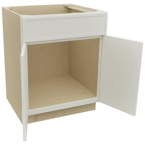Fabuwood Luna Dove SB27 Base Sink Cabinet, Open View