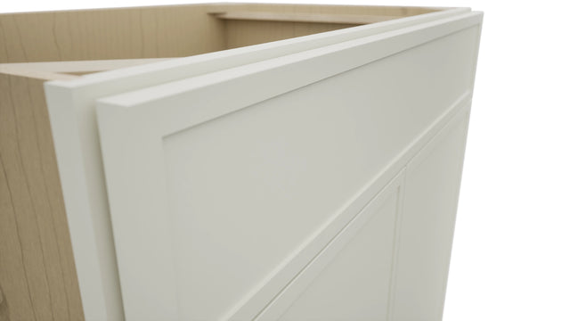 Fabuwood Luna Dove SB36SDF Base Sink Cabinet, Detail View