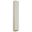 Fabuwood Luna Dove TP151296 Tall Pantry Cabinet, Front View