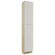 Fabuwood Luna Dove TP181296 Tall Pantry Cabinet, Front View