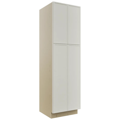 Fabuwood Luna Dove TP242484 Tall Pantry Cabinet, Front View