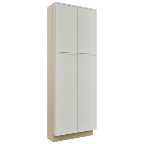 Fabuwood Luna Dove TP301284 Tall Pantry Cabinet, Front View