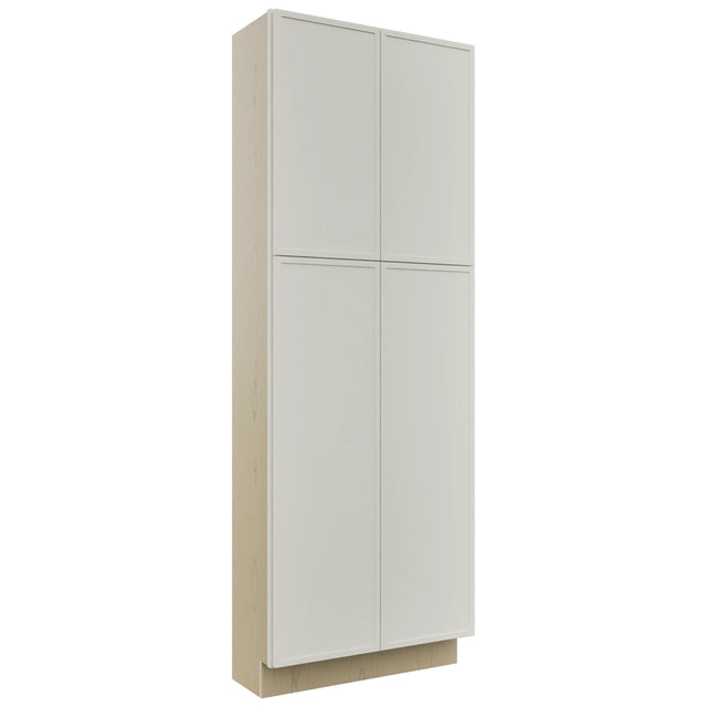 Fabuwood Luna Dove TP301284 Tall Pantry Cabinet, Front View