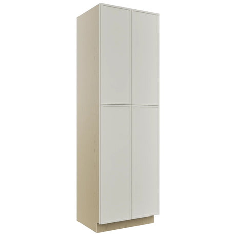 Fabuwood Luna Dove TP302496 Tall Pantry Cabinet, Front View