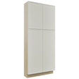 Fabuwood Luna Dove TP361284 Tall Pantry Cabinet, Front View