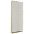 Fabuwood Luna Dove TP361290 Tall Pantry Cabinet, Front View