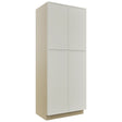 Fabuwood Luna Dove TP362490 Tall Pantry Cabinet, Front View