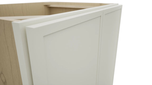 Fabuwood Luna Dove VB27FD Vanity Base Full Height Cabinet, Detail View