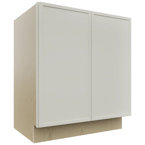 Fabuwood Luna Dove VB30FD Vanity Base Full Height Cabinet, Front View
