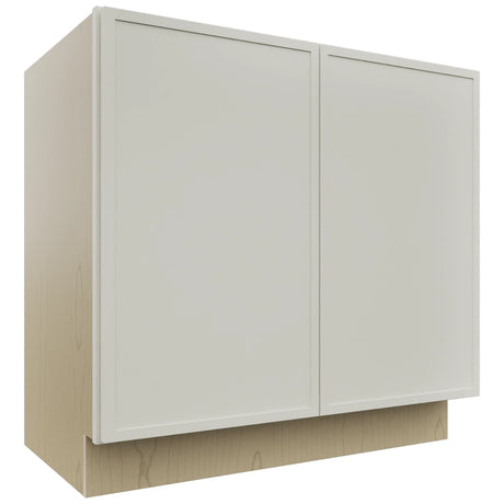 Fabuwood Luna Dove VB36FD Vanity Base Full Height Cabinet, Front View