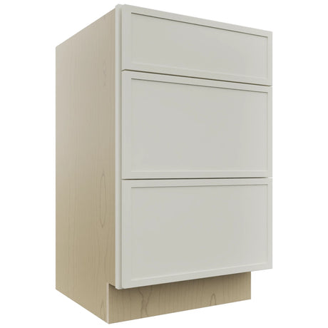 Fabuwood Luna Dove VDB21-34 Vanity Drawer Cabinet, Front View