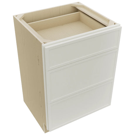 Fabuwood Luna Dove VDB24-34 Vanity Drawer Cabinet, Top View