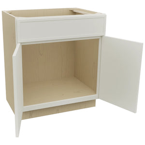 Fabuwood Luna Dove VSB30-34 Vanity Sink Cabinet, Open View