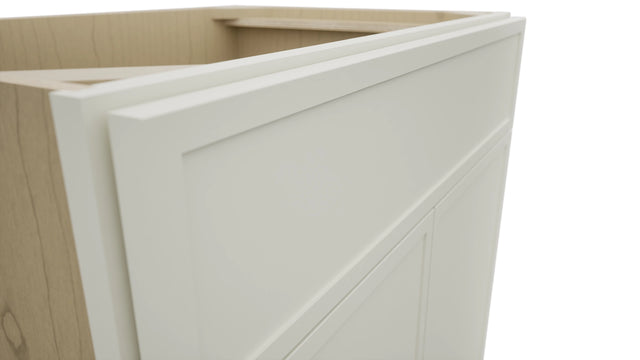 Fabuwood Luna Dove VSB30-34 Vanity Sink Cabinet, Detail View