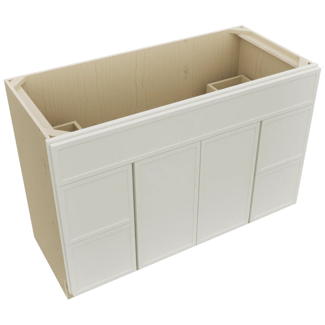 Fabuwood Luna Dove VSD30DR Vanity Combo Cabinet, Top View