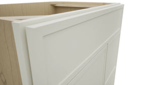 Fabuwood Luna Dove VSD36DR Vanity Combo Cabinet, Detail View