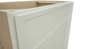 Fabuwood Luna Dove VSD48 Vanity Combo Cabinet, Detail View