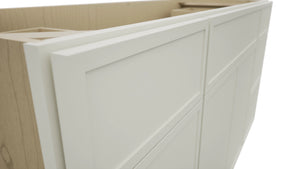 Fabuwood Luna Dove VSD60SINGLE Vanity Combo Cabinet, Detail View