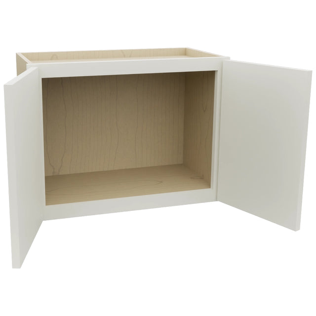 Fabuwood Luna Dove W2418 Wall Standard Cabinet, Open View