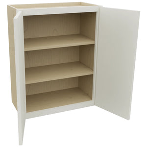 Fabuwood Luna Dove W2430 Wall Standard Cabinet, Open View