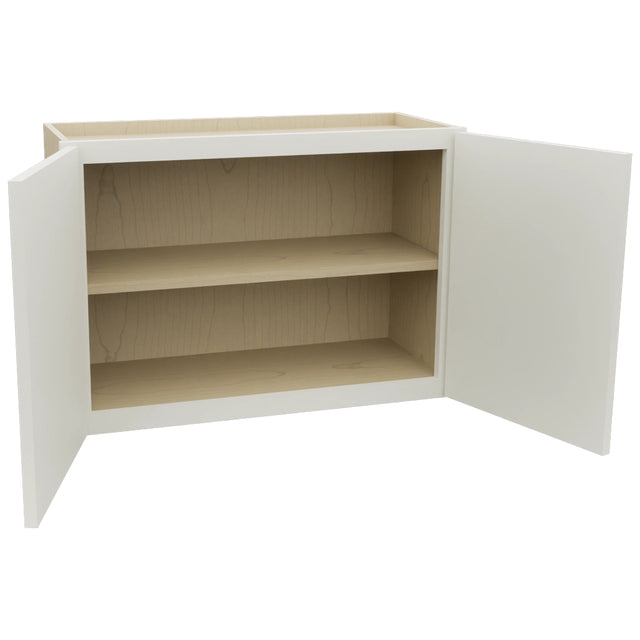 Fabuwood Luna Dove W3021 Wall Standard Cabinet, Open View