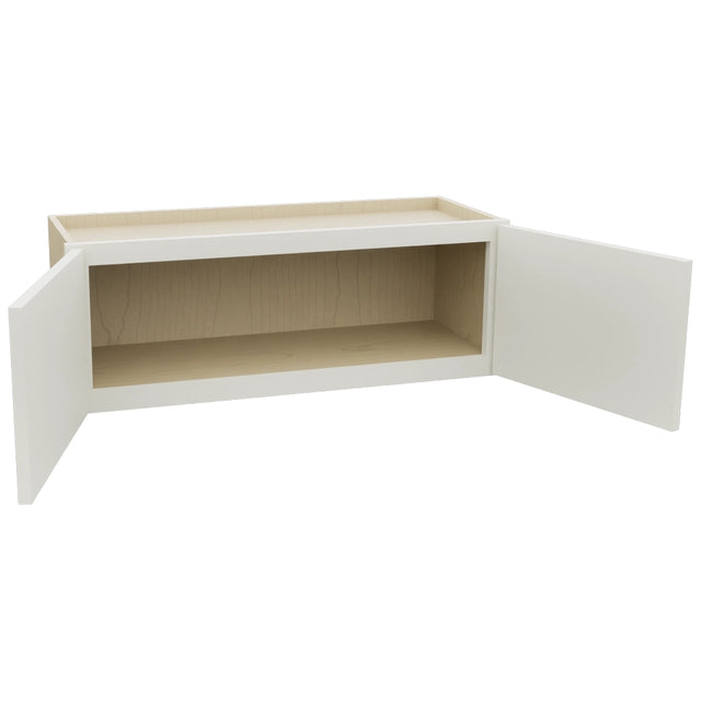 Fabuwood Luna Dove W3312 Wall Standard Cabinet, Open View