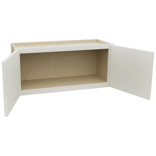 Fabuwood Luna Dove W3315 Wall Standard Cabinet, Open View
