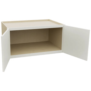 Fabuwood Luna Dove W361824 Wall Deep Cabinet, Open View