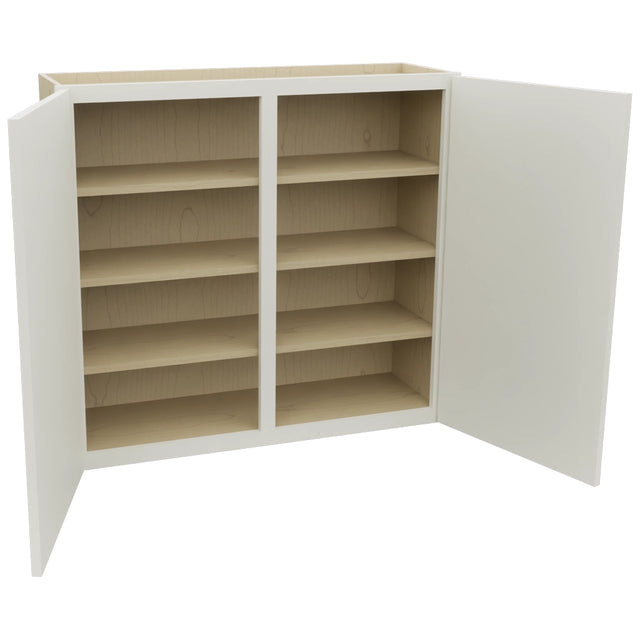 Fabuwood Luna Dove W3936 Wall Standard Cabinet, Open View