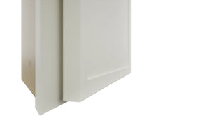 Fabuwood Luna Dove WAE1242 Wall Angle End Cabinet, Detail View