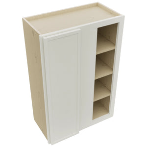 Fabuwood Luna Dove WBC2436 Wall Corner Blind Cabinet, Top View