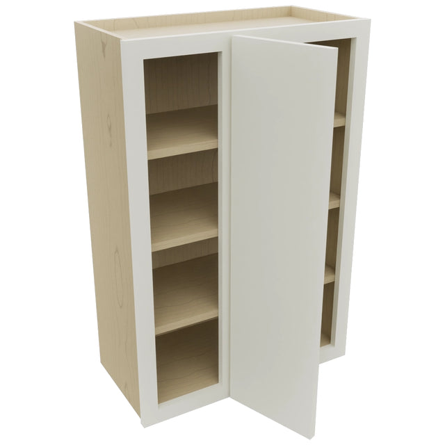 Fabuwood Luna Dove WBC2436 Wall Corner Blind Cabinet, Open View