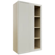 Fabuwood Luna Dove WBC2442 Wall Corner Blind Cabinet, Front View